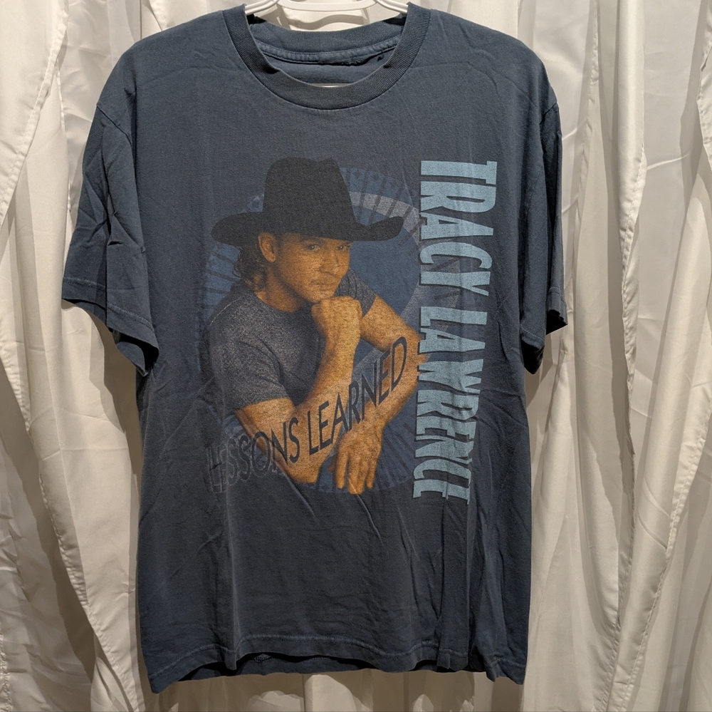 C4 Vintage Tracy Lawrence Lesson Learned concert Tour shirt  Tshirt Sz Unknown